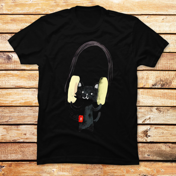 Cat With Headphone