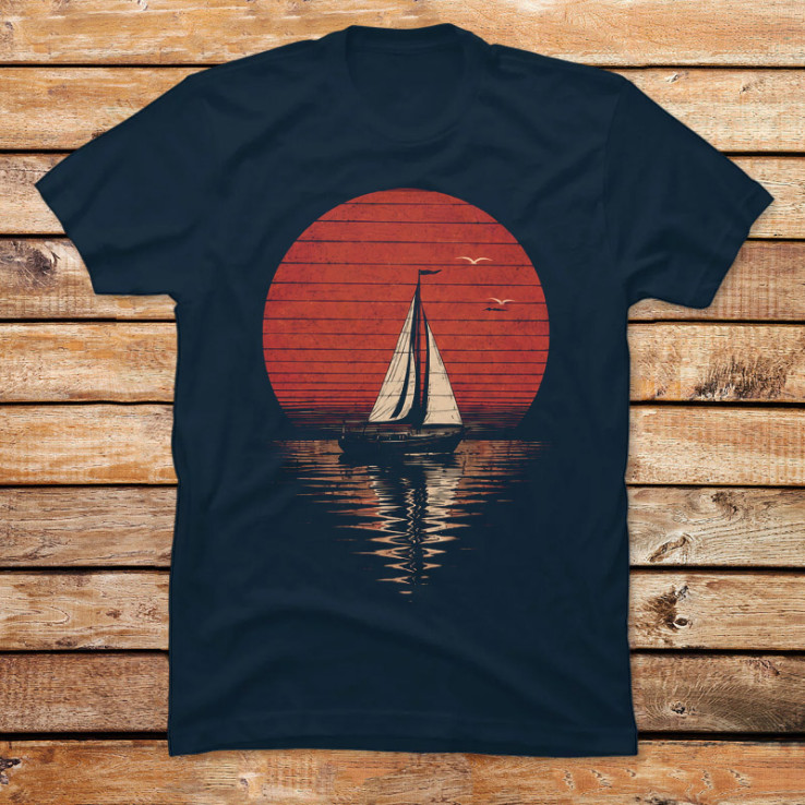 Retro Sunset Voyager