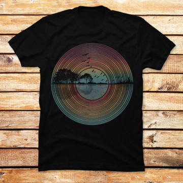 Nature Guitar Sunset Record