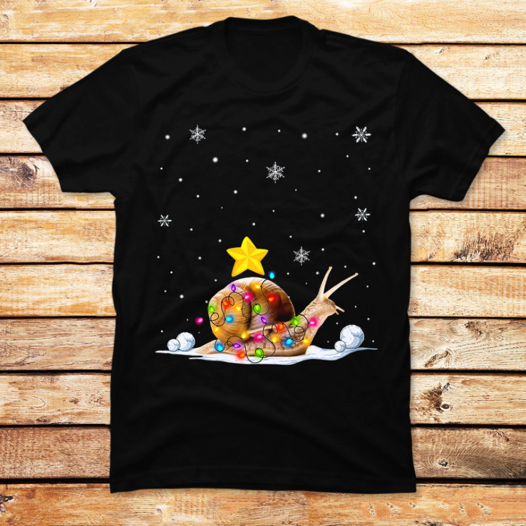 Funny Xmas Snail