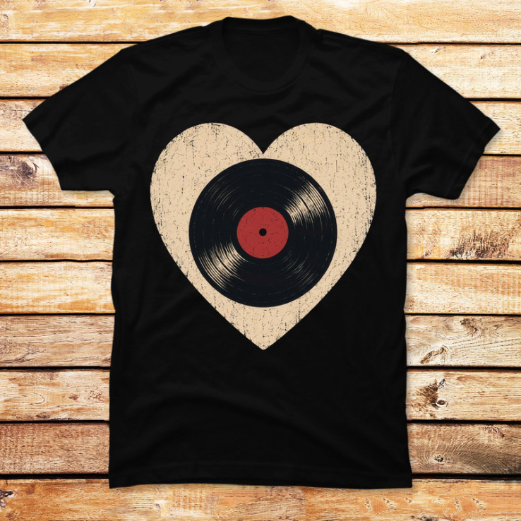 Forever Vinyl Heart