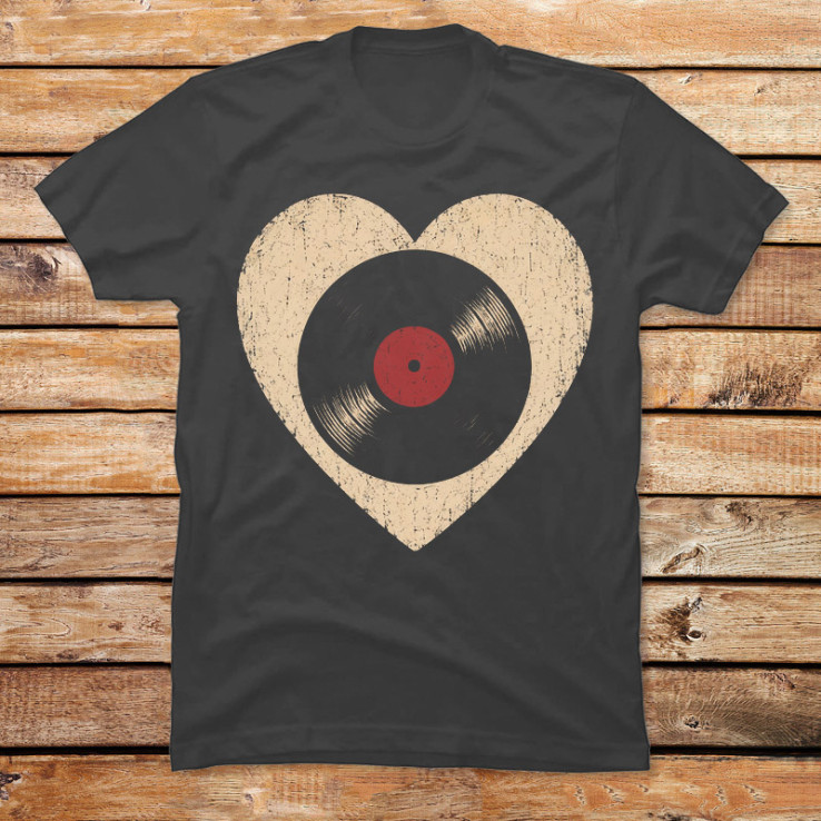 Forever Vinyl Heart
