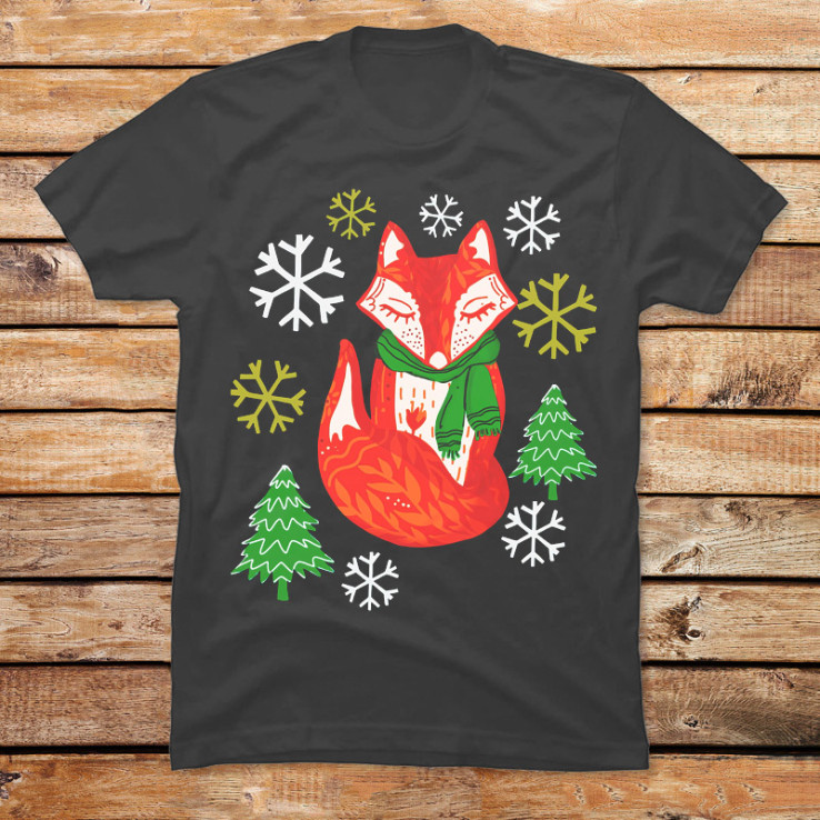 Red Fox Winter Wonderland