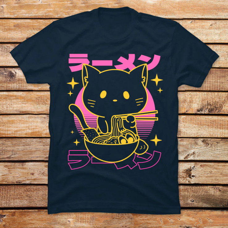 Ramen Retro Cat