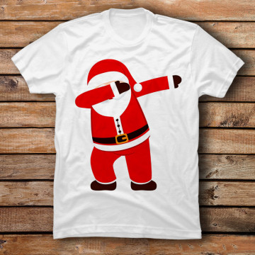 Dabbing Santa Christmas Cool