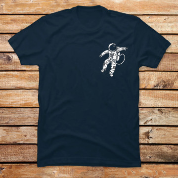 Small Astronaut Lost in Deep Space Gravity