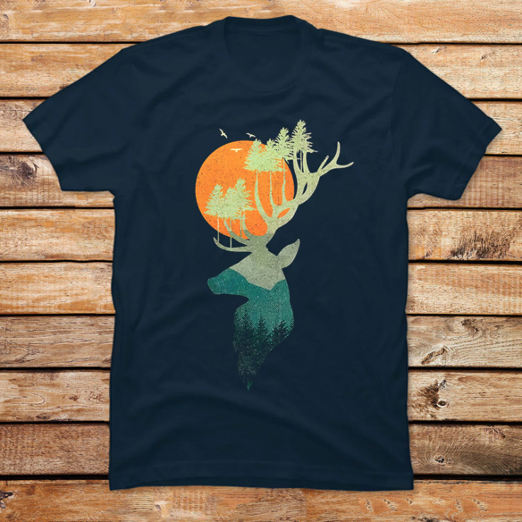 Deer and Nature II