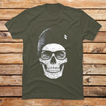 Black Skull in a Hat