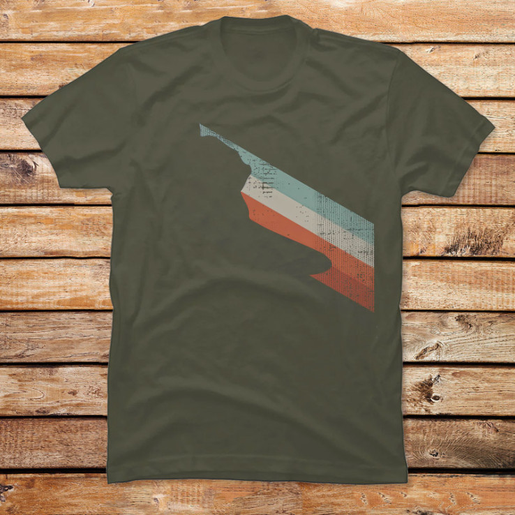 Vintage surfer streaks