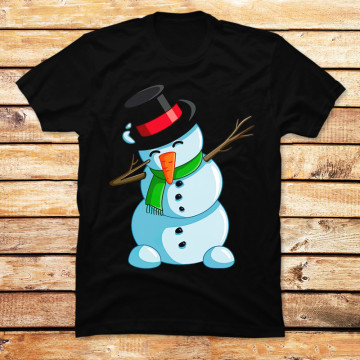 Christmas Dabbing Snowman