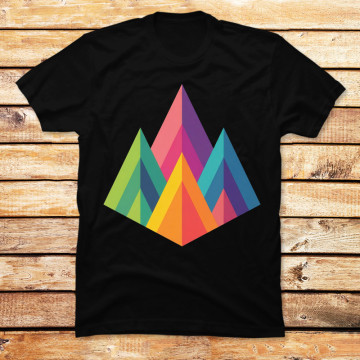 Colorful Mountain Peaks