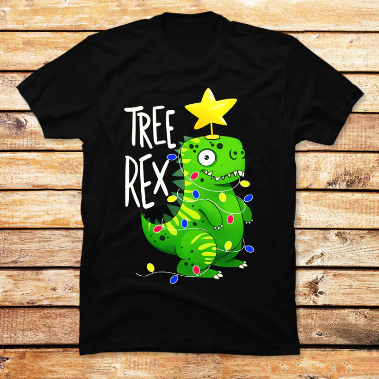 Christmas Tree Rex T-Rex