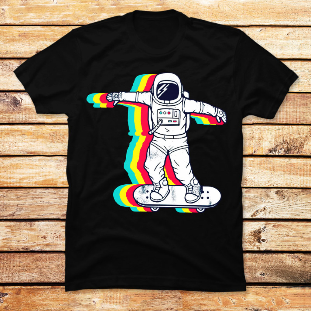 Тениска Spaceboarding - Космос