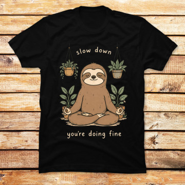 Slow Down Zen Sloth