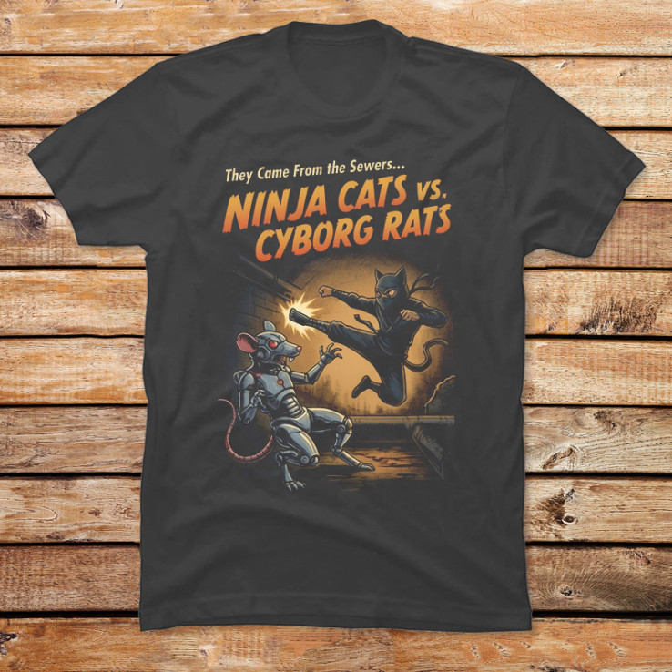 Ninja Cats vs. Cyborg Rats
