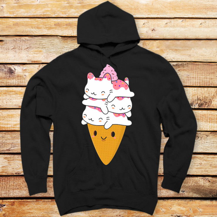 Kawaii Cat Ice Cream