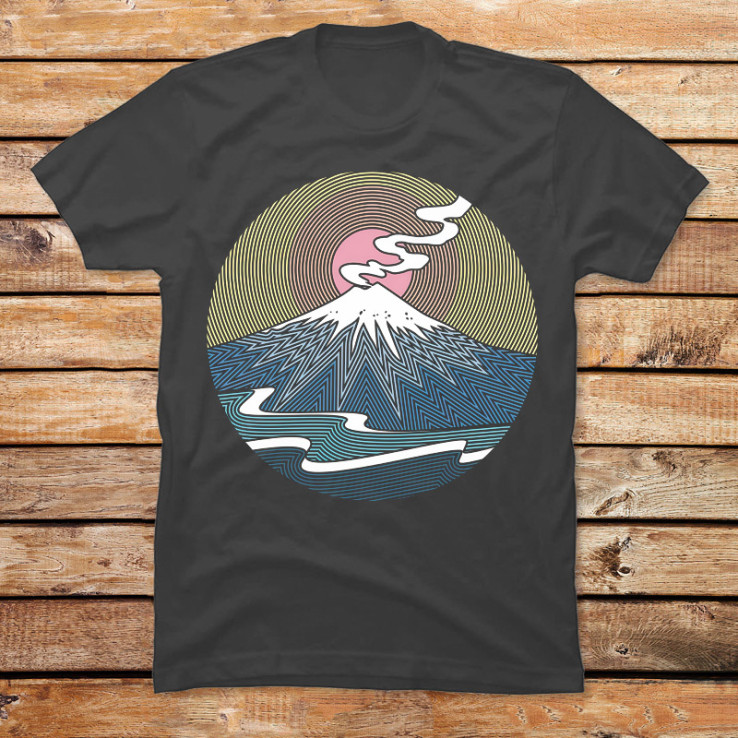 Mountain Sunset Geometry