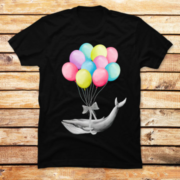 Whale With Balloons