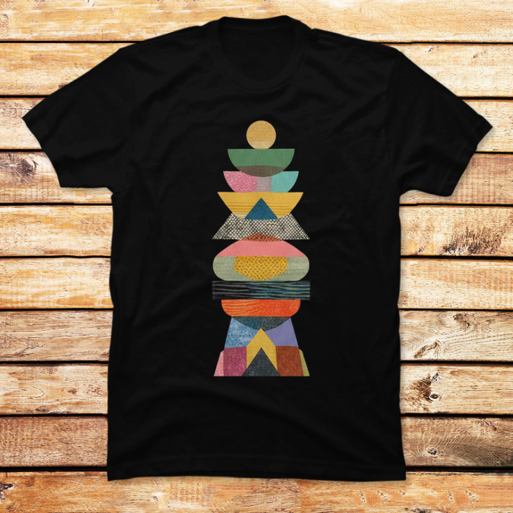 Layered Mountain Totem
