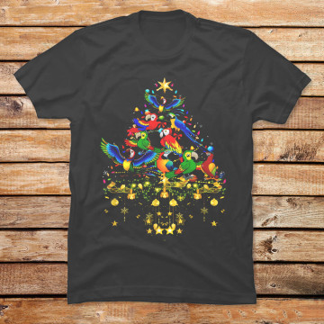 Parrots Christmas Tree