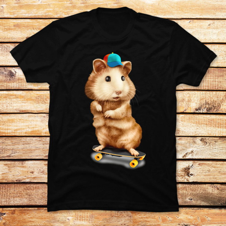 HAMSTER SKATEBOARDING