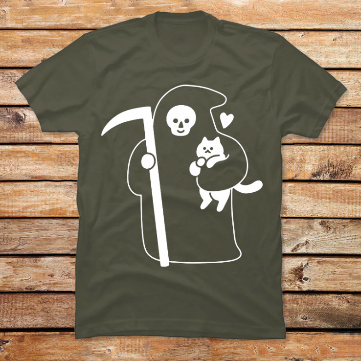 The Grim Reaper Loves Cats