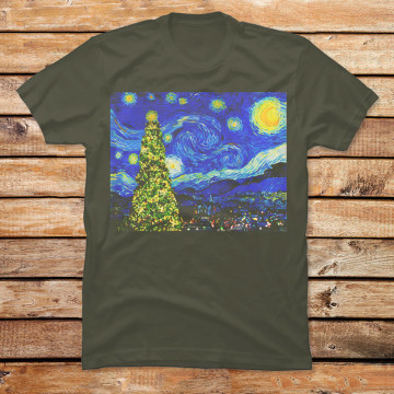 Van Gogh Starry Night - Christmas Tree