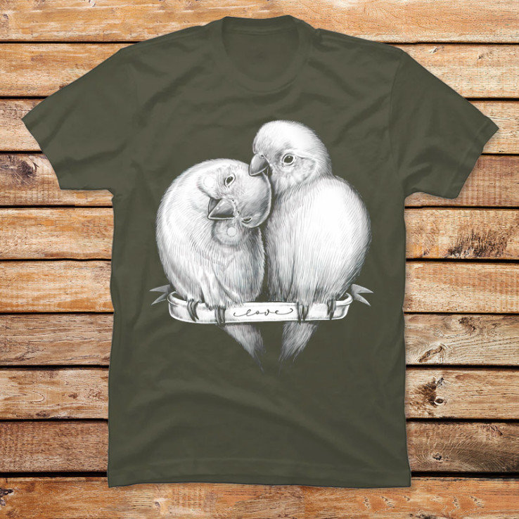 Cute parrots
