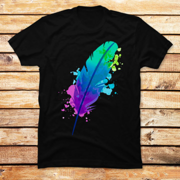 Watercolor Feather