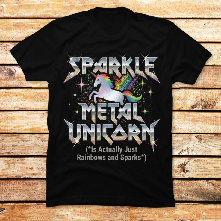Sparkle Metal Unicorn