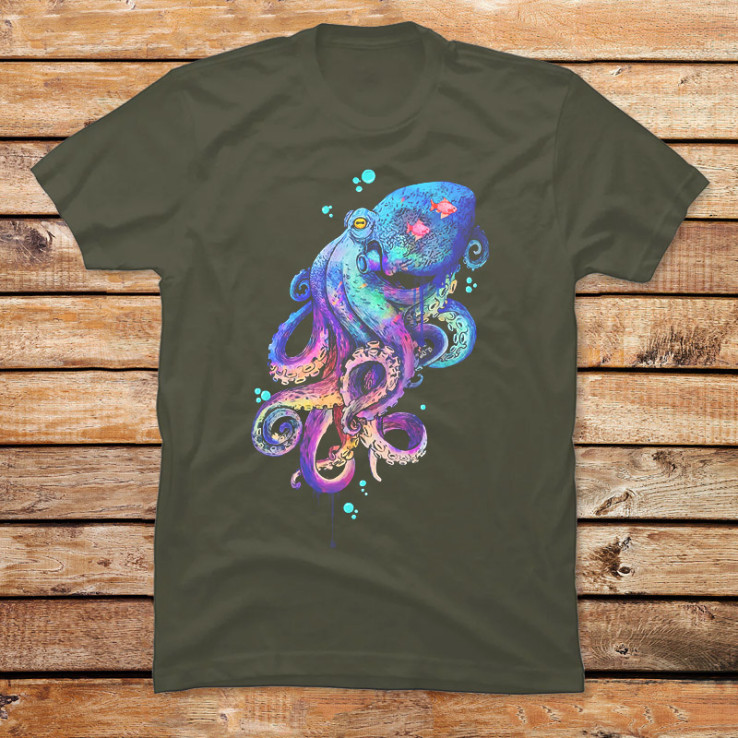 Octopus And Color-