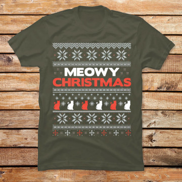 Meowy Christmas Funny Xmas