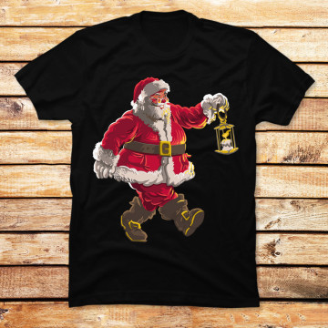 Santa Walking