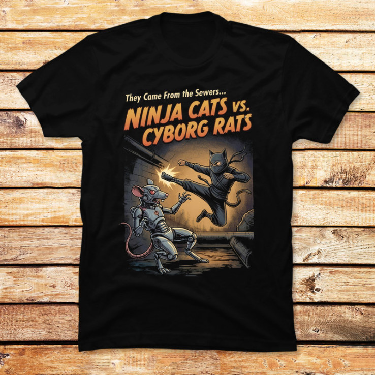 Ninja Cats vs. Cyborg Rats