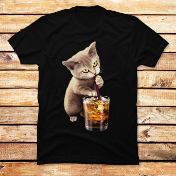 CAT LOVES SOFT DRINK