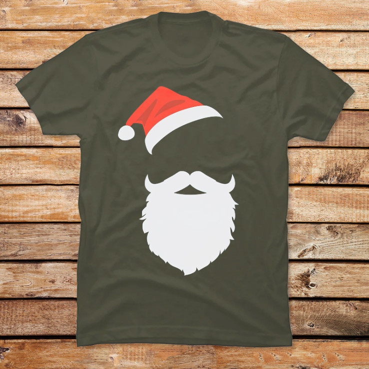 Hipster Santa Face