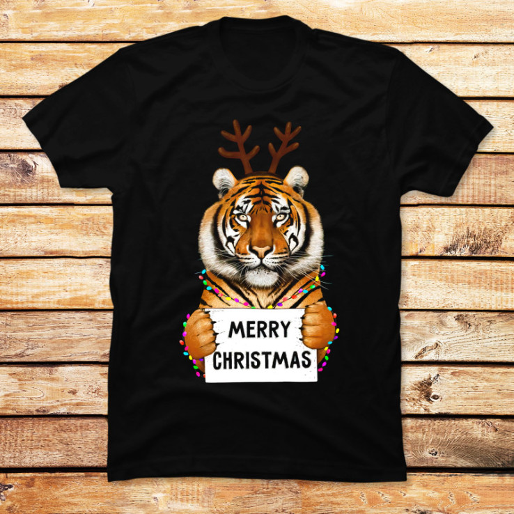 Tiger in Christmas