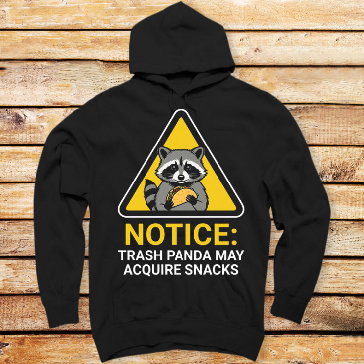 Trash Panda Snack Warning