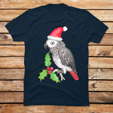 Christmas African Grey Parrot