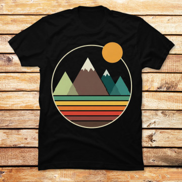 Retro Geo Landscape