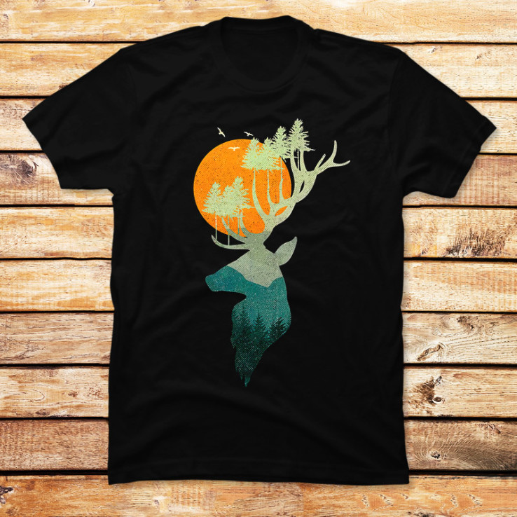 Deer and Nature II