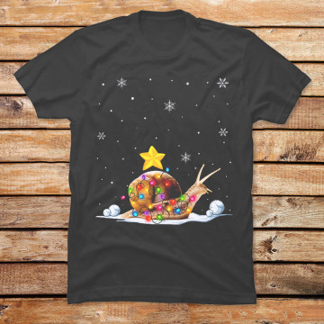 Funny Xmas Snail