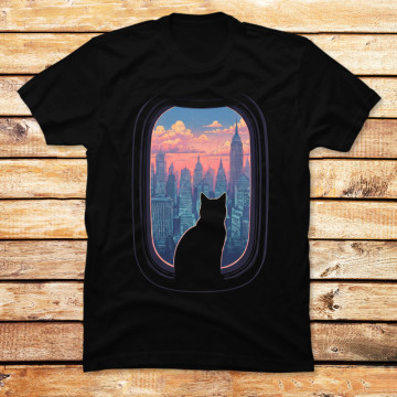 Feline Skyline Drifter