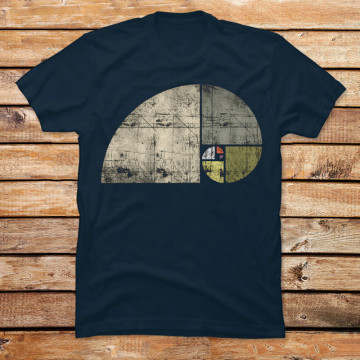 Distressed Fibonacci Spiral III