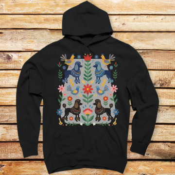 Symmetrical Folk Art Motif