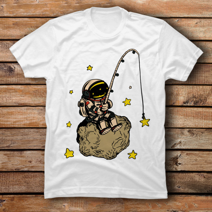 Astronaut Fishing
