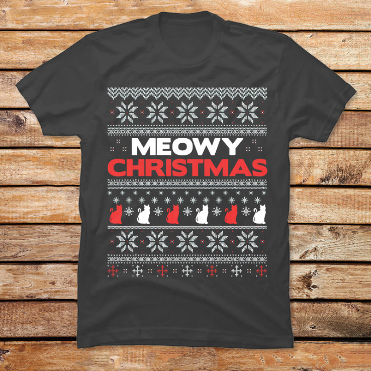 Meowy Christmas Funny Xmas