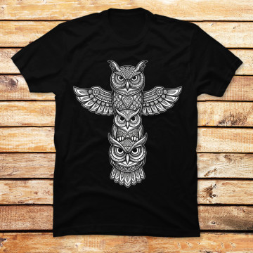 Tribal Totem Owls