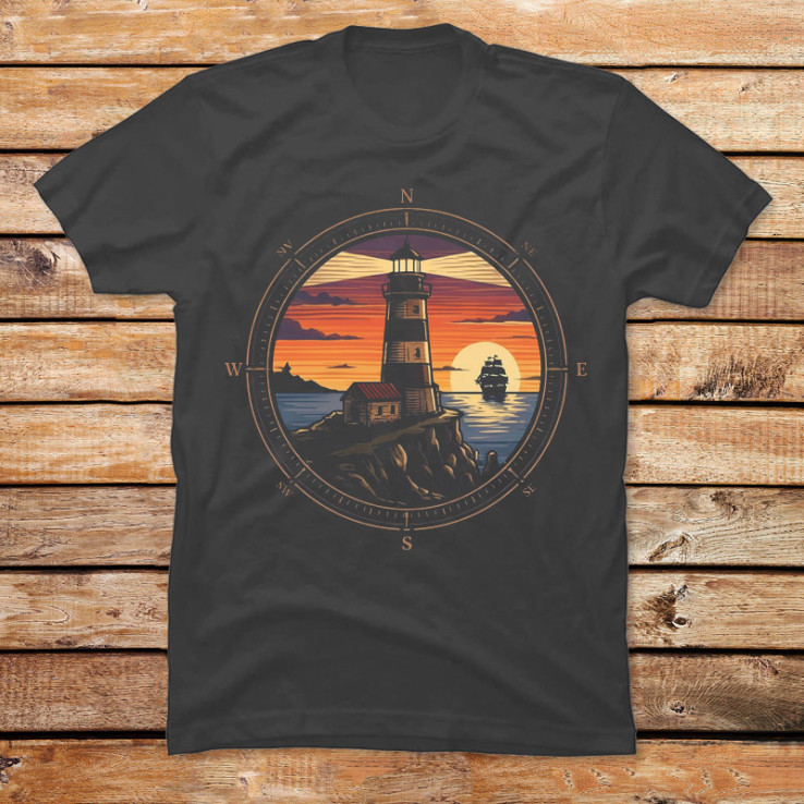 Harbor Light Sunset