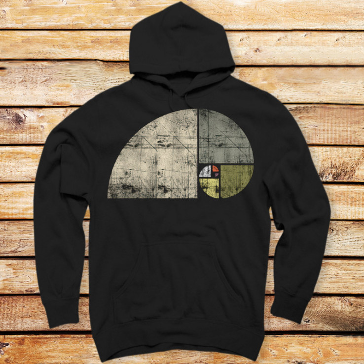 Distressed Fibonacci Spiral III